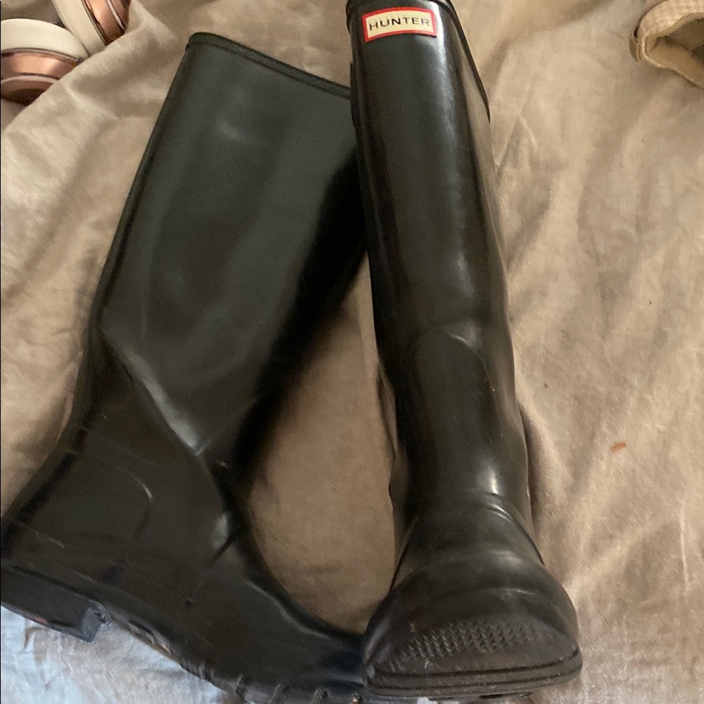 Hunter Black Rain Boots